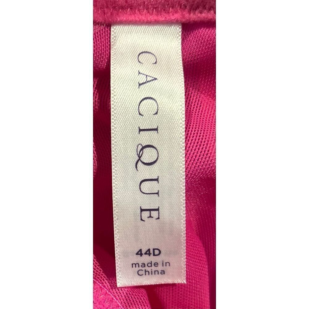 Cacique lightly lined balconette bra size 44D C35-8 - Picture 3 of 4